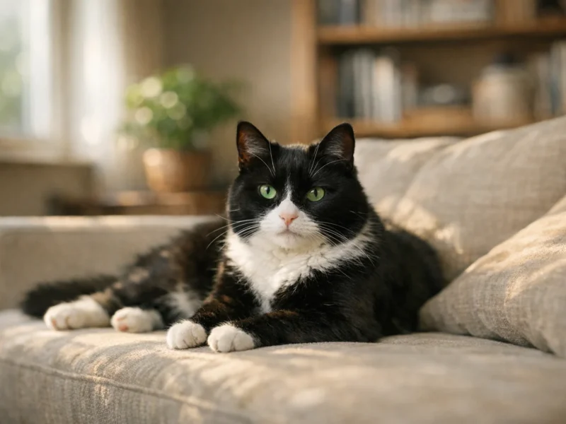 Adoptowanie kota sprawiło wielką radość całej rodzinie