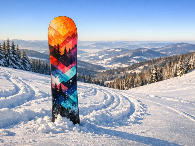 Chciałem nauczyć córkę jeździć na nartach, jednak zamiast tego wybrała snowboard